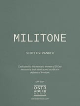 Militone Concert Band sheet music cover